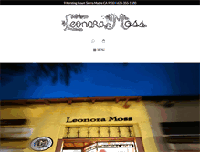 Tablet Screenshot of leonoramoss.com